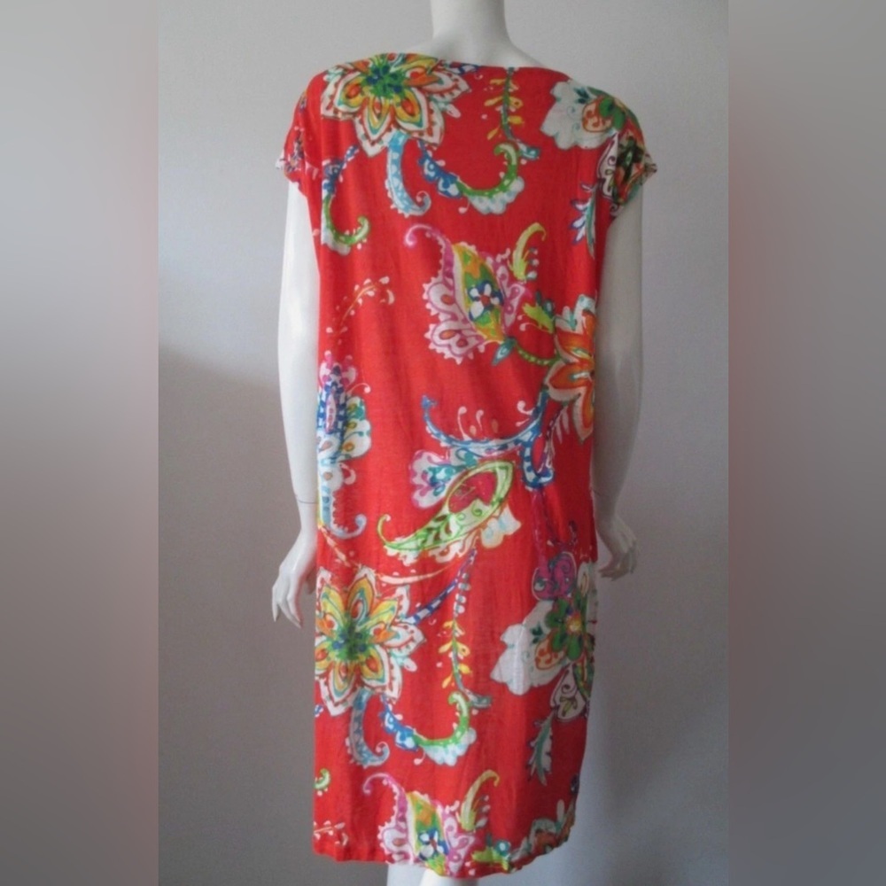 Ralph Lauren Red Sheath Midi Dress - Picture 2 of 6